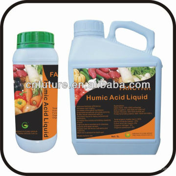 100% Fertilizante orgánico soluble Humic Acid Fertilizante líquido